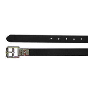 STR957 - [WINTEC:윈텍]Leather Stirrup strap - [블랙] - 승마의리더 다다홀스